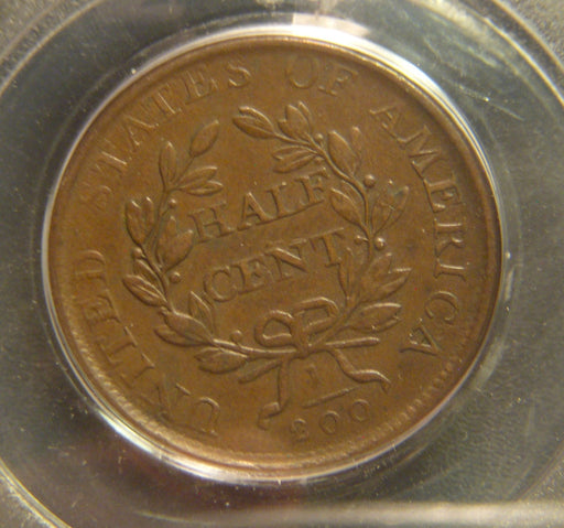 1807 Half Cent - PCGS VF35