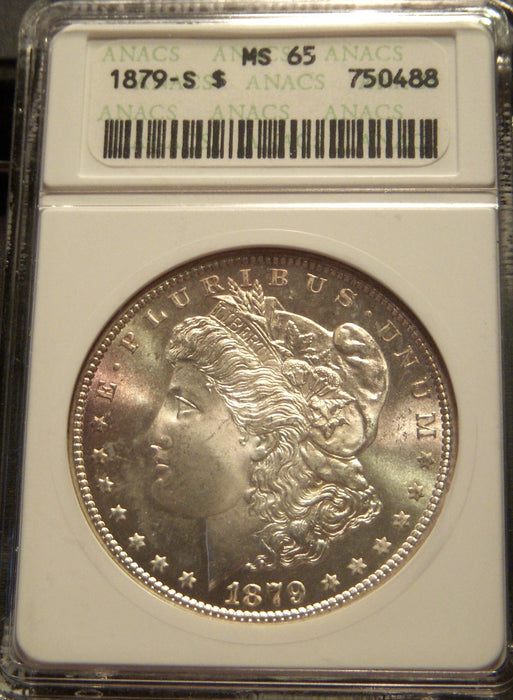 1879-S Morgan Dollar - ANACS MS 65