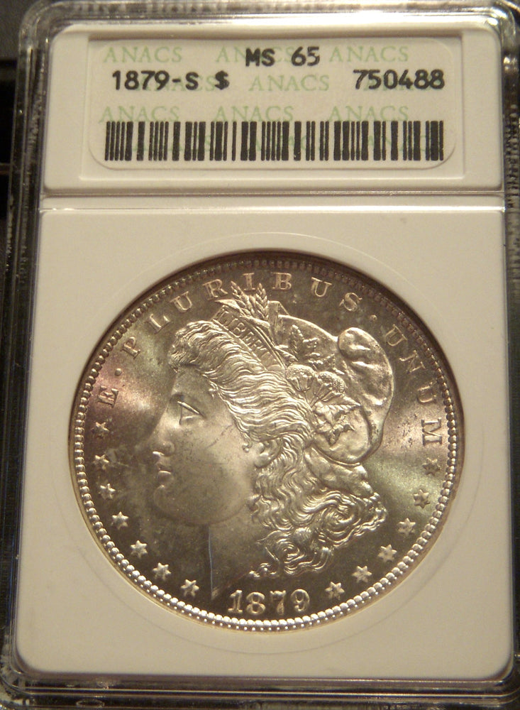 1879-S Morgan Dollar - ANACS MS 65