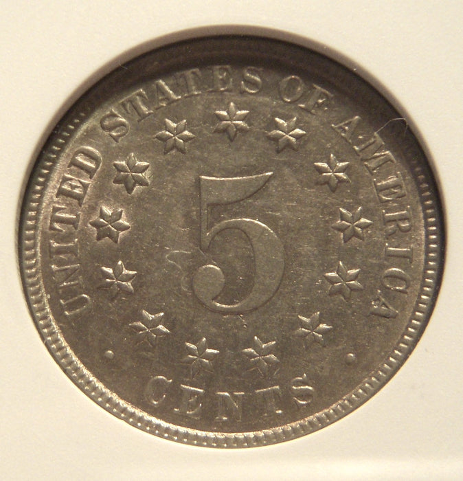 1883 Shield Nickel - ANACS AU 55