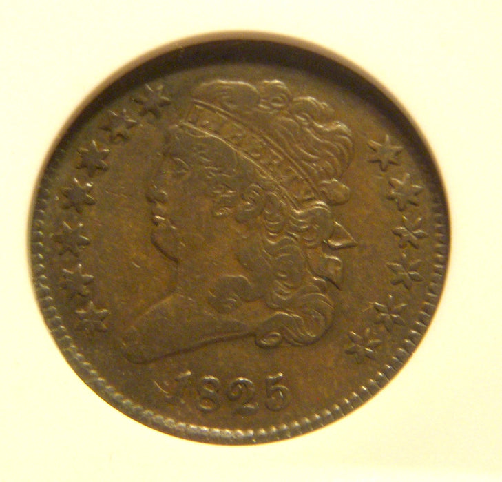 1825 Half Cent - ANACS VF 35 C-1