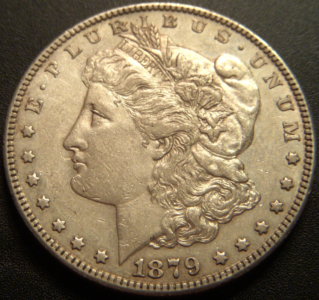 1879-S Morgan Dollar - Rev78 AU