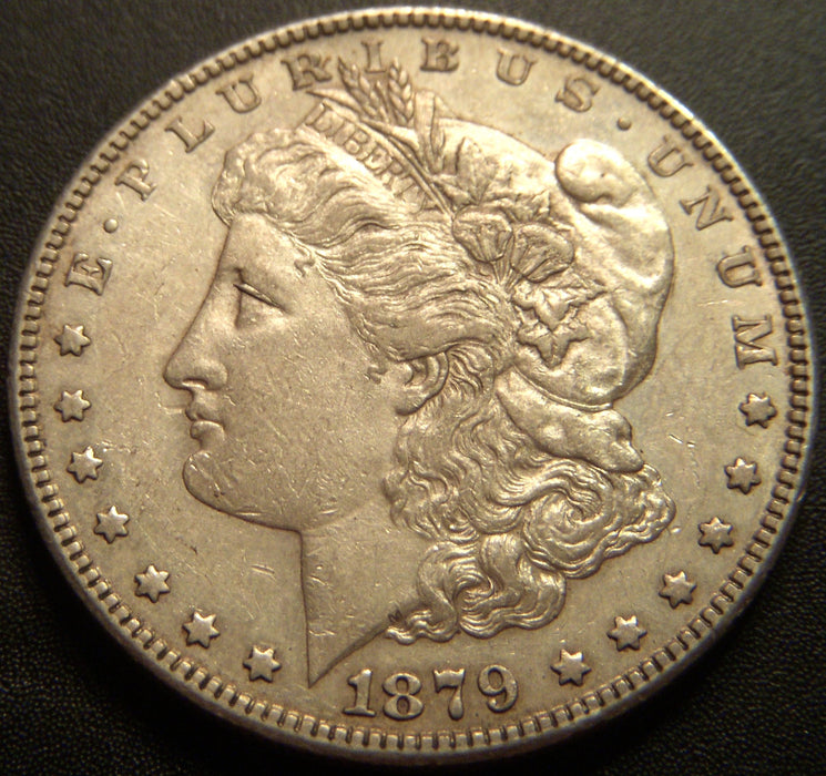1879-S Morgan Dollar - Rev78 AU