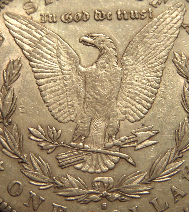 1879-S Morgan Dollar - Rev78 AU