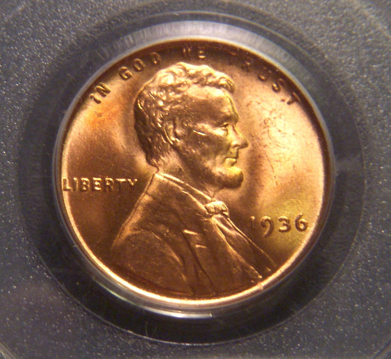 1936 Lincoln Cent - PCGS MS66RD