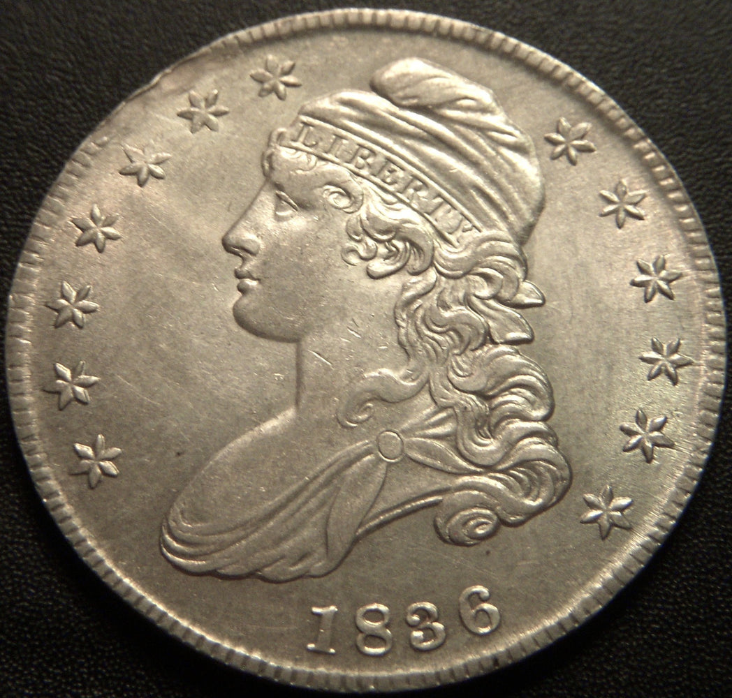 1836 Bust Half Dollar - AU+