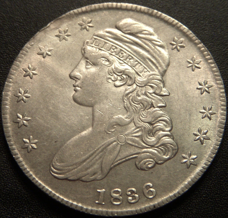 1836 Bust Half Dollar - AU+