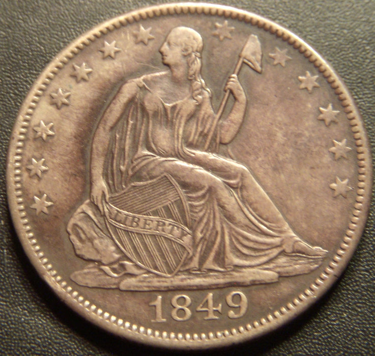 1849-O Seated Half Dollar - Extra Fine