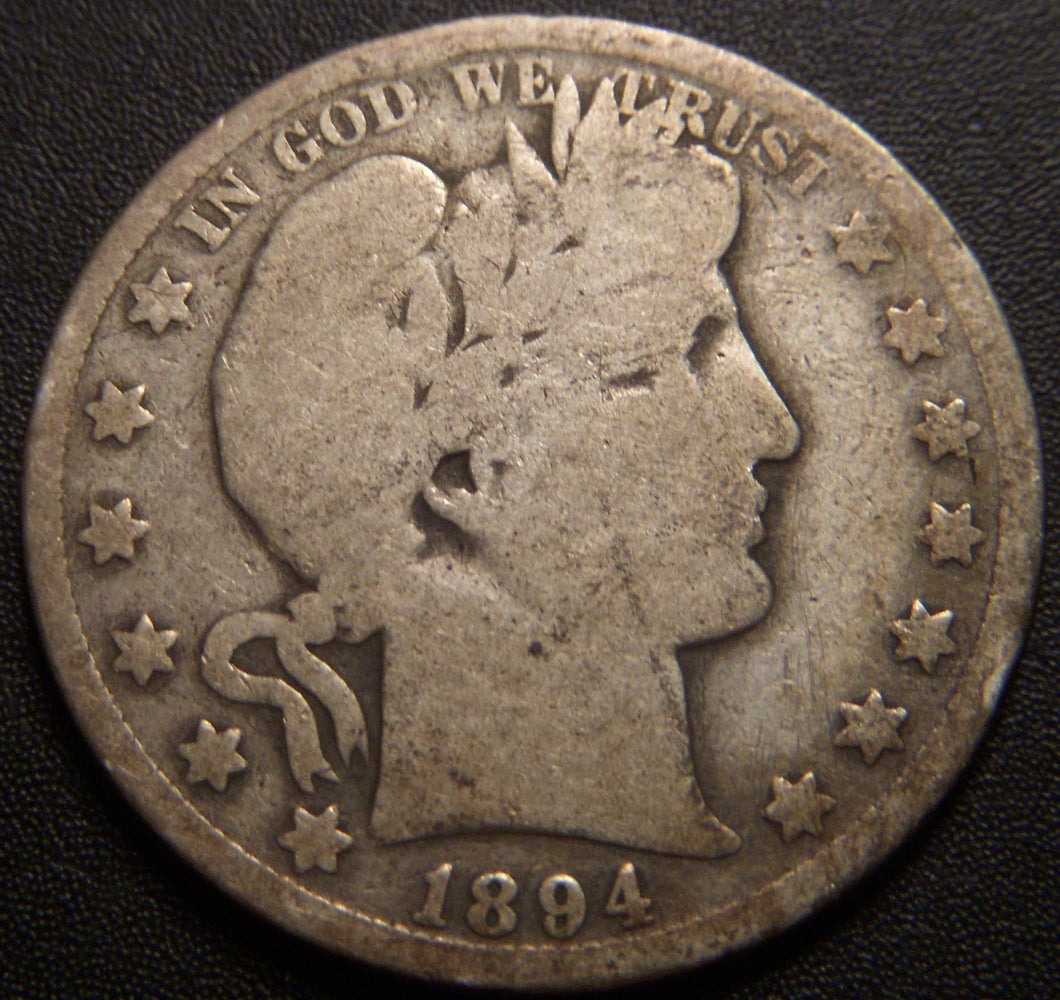 1894-O Barber Half Dollar - Good