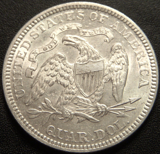 1876 Seated Quarter - AU