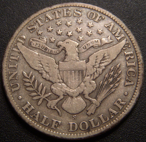 1910-S Barber Half Dollar - Fine