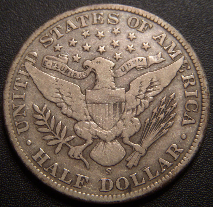 1910-S Barber Half Dollar - Fine