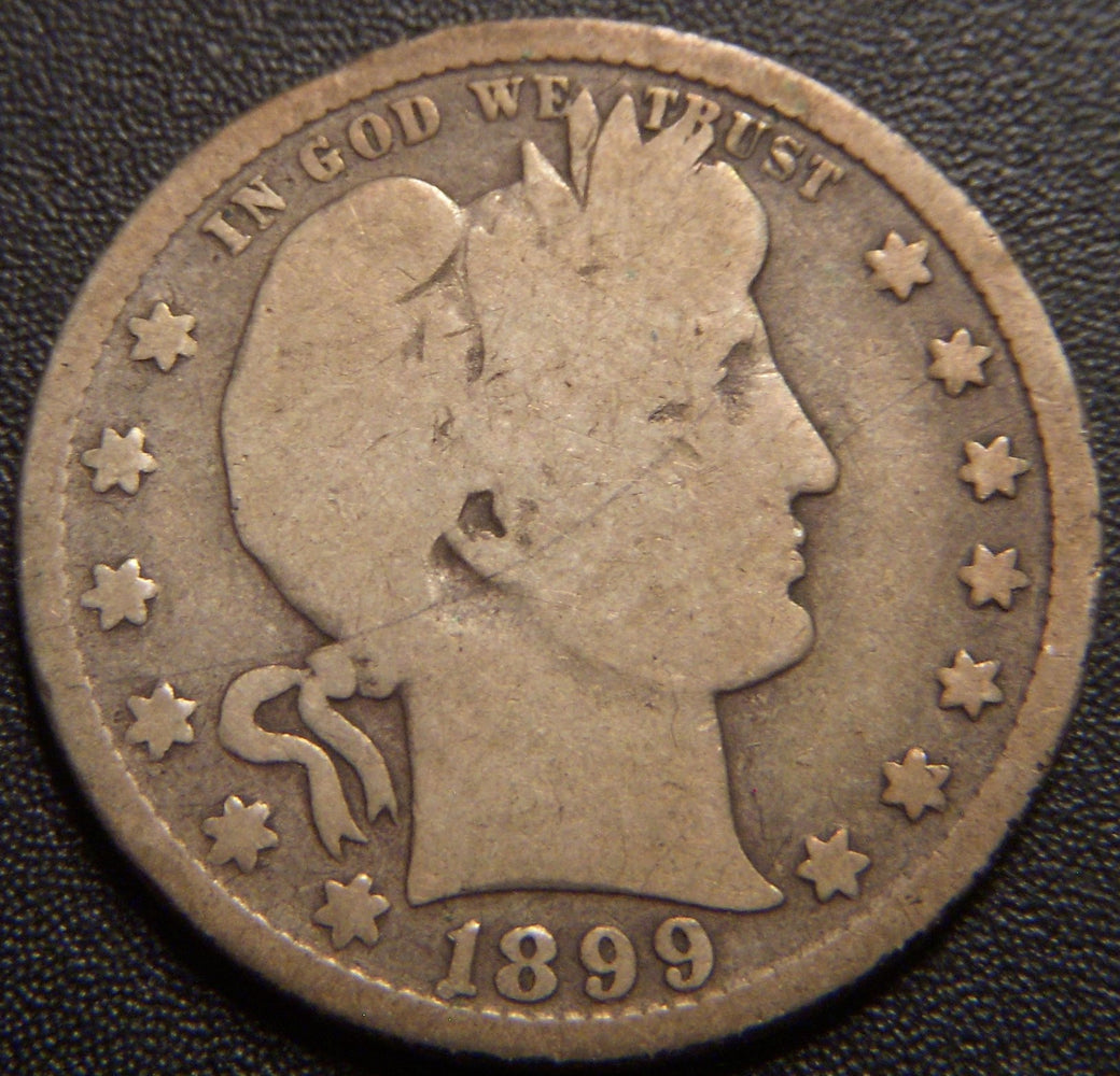 1899-S Barber Quarter - Good