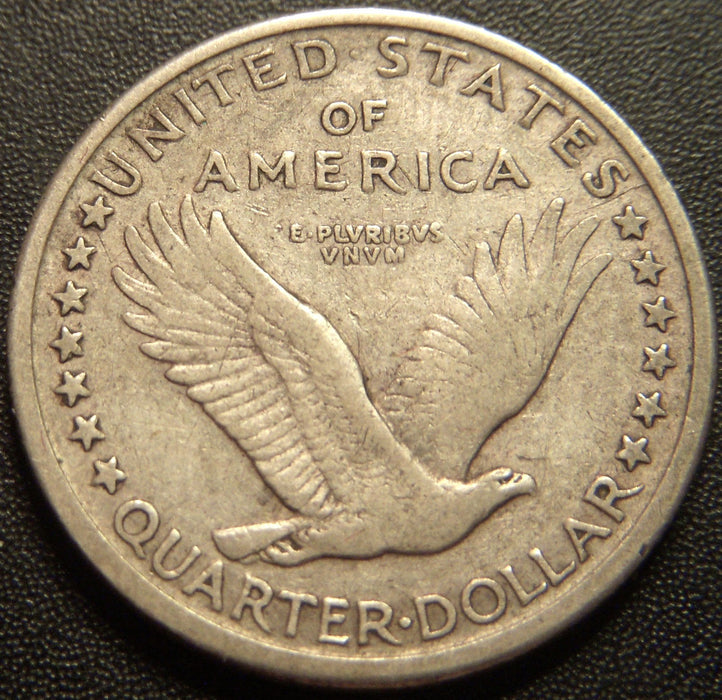 1917-D T1 Standing Quarter - Extra Fine