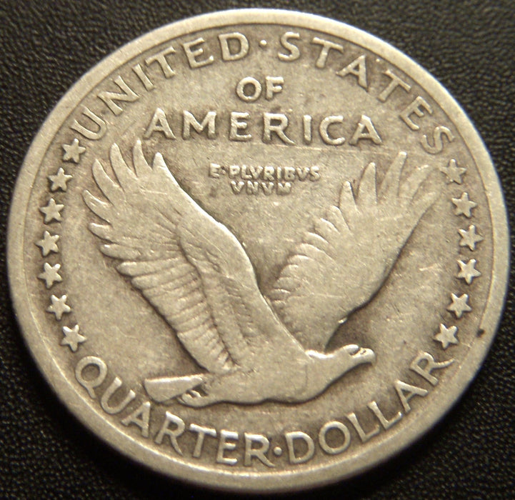 1917-S T1 Standing Quarter - Fine