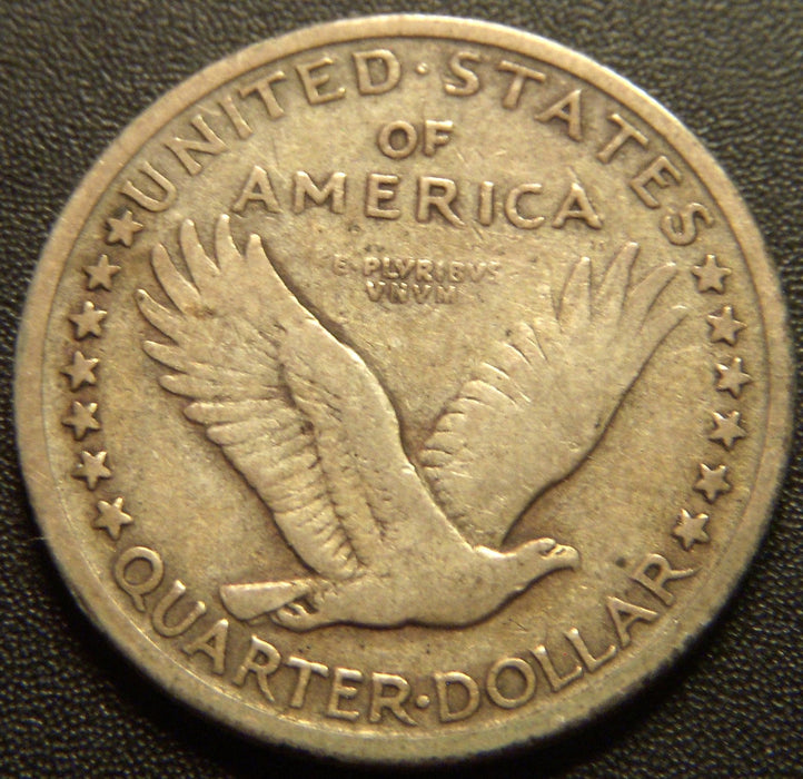 1917-S T1 Standing Quarter - Fine