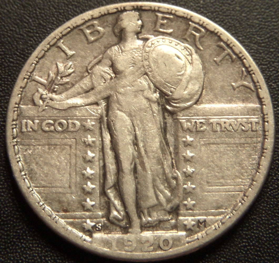 1920-S Standing Quarter - Extra Fine