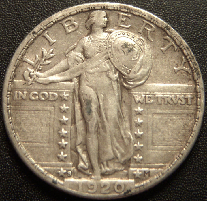 1920-S Standing Quarter - Extra Fine