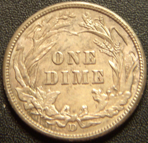 1910-D Barber Dime - Uncirculated
