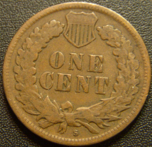 1908-S Indian Head Cent - Very Good