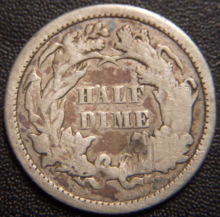 1872 Seated Half Dime - Good