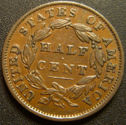 1834 Half Cent - Extra Fine