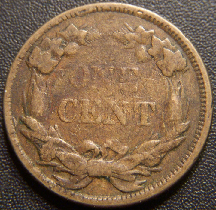 1858 Flying Eagle Cent - Large Letter - Fine