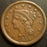 1856 Large Cent - Slanted 5 Extra Fine