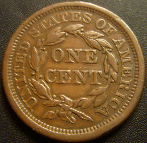 1856 Large Cent - Slanted 5 Extra Fine