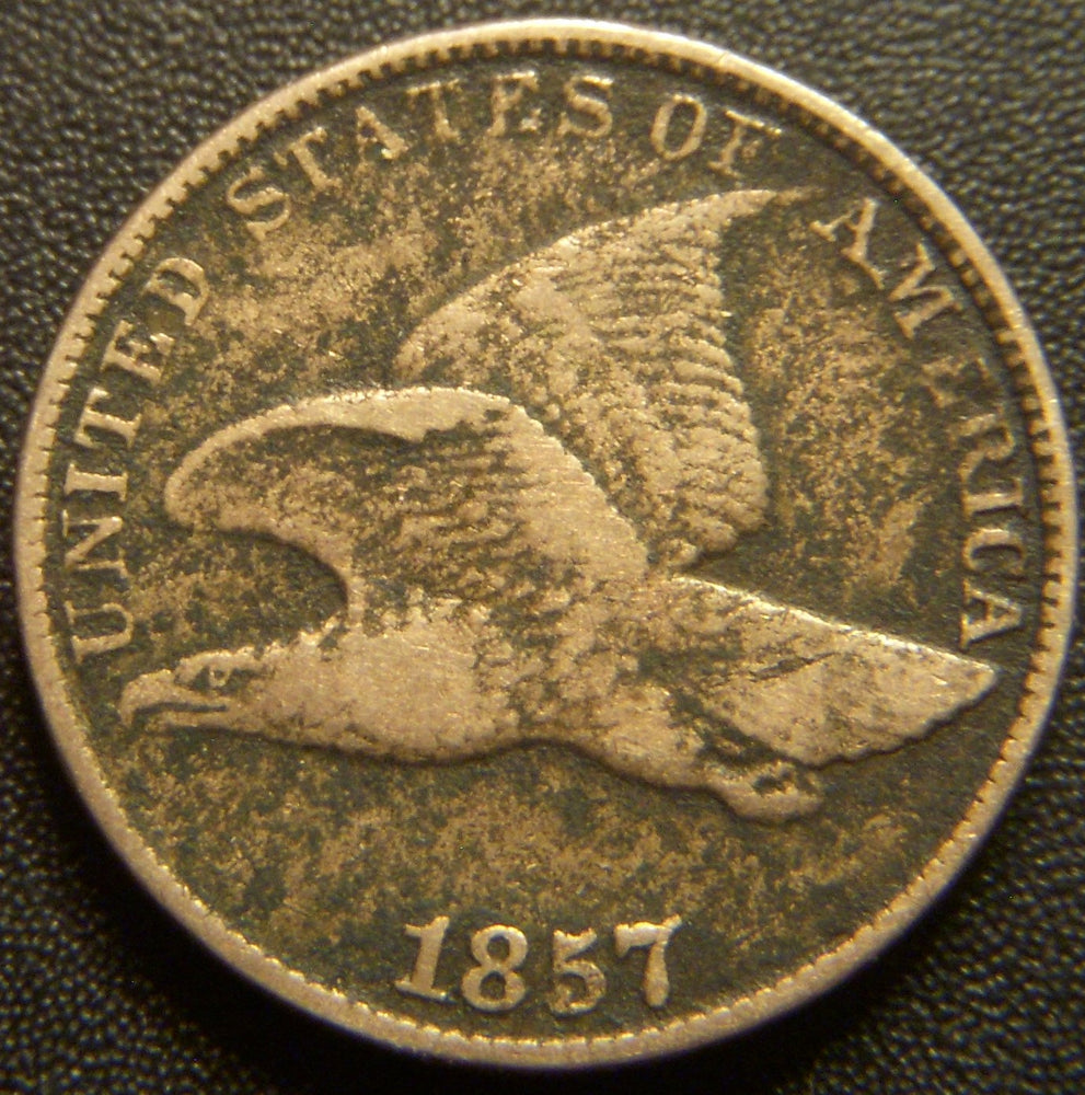 1857 Flying Eagle Cent - Fine