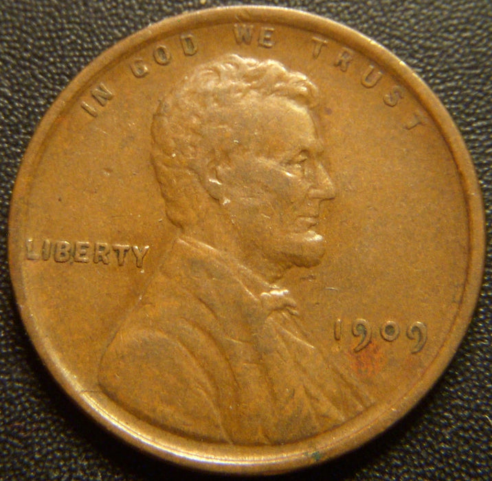 1909-VDB Lincoln Cent - Extra Fine