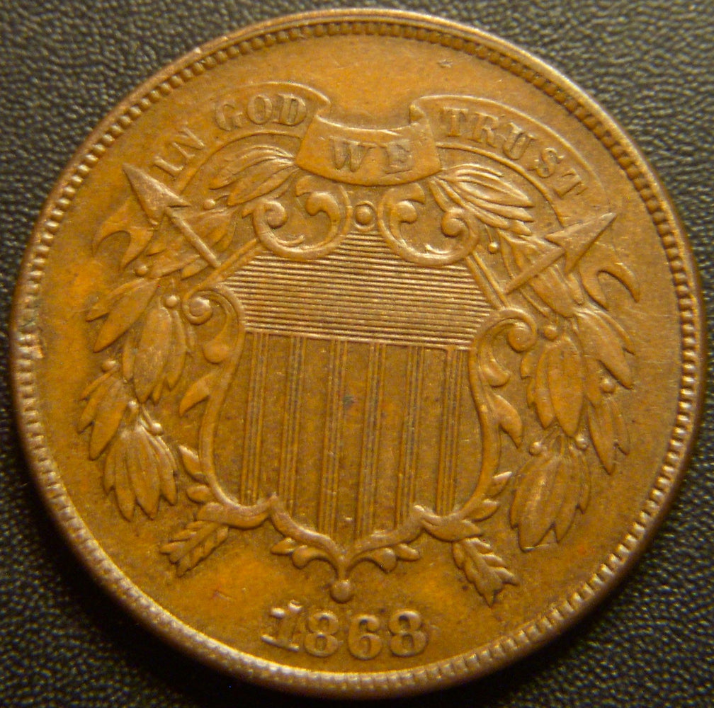 1868 Two Cent - AU