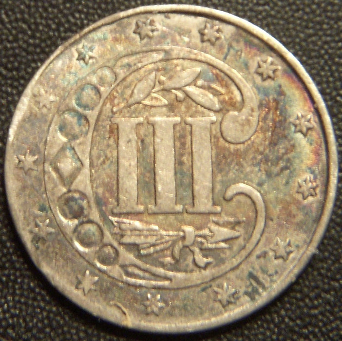 1861 Silver Three Cent - Extra Fine