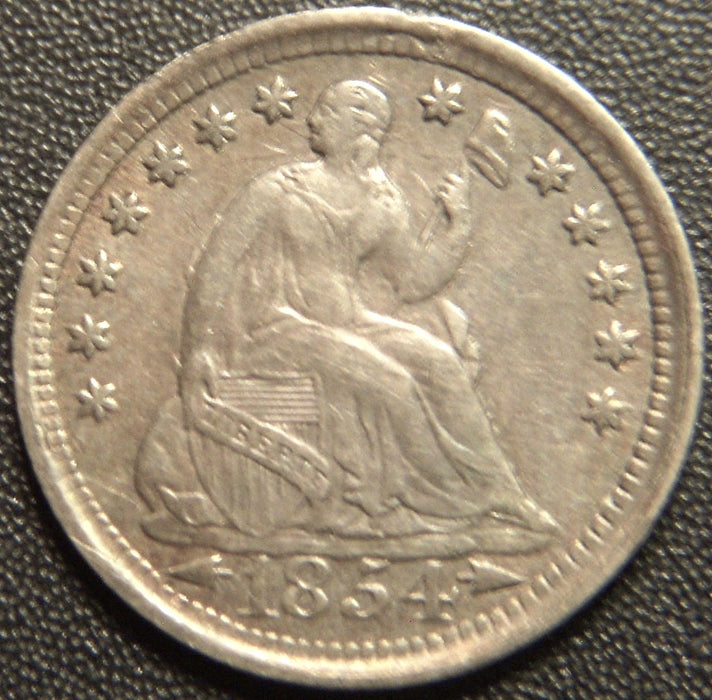 1854 Seated Half Dime - Extra Fine