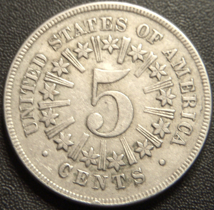 1866 Shield Nickel - Very Fine