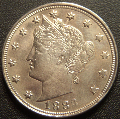1883 Liberty Nickel - No Cent AU