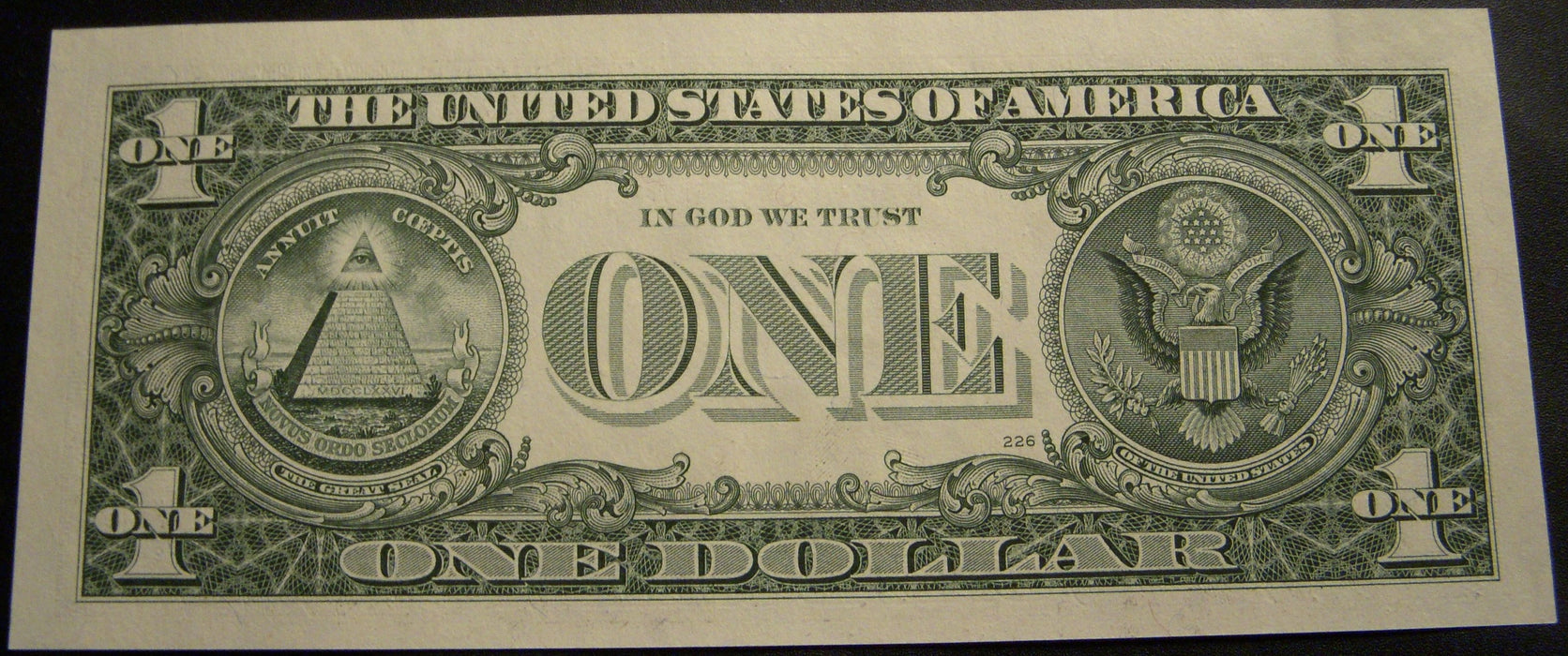 1995 (G) $1 Federal Reserve Note - FR# 1921G