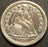 1859 Seated Dime - AU