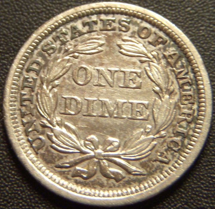 1859 Seated Dime - AU