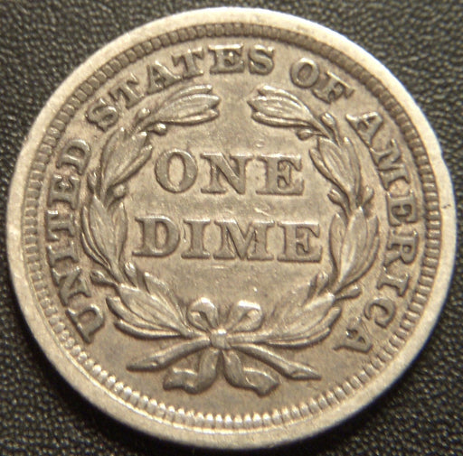 1853 Seated Dime - Arrows Extra Fine