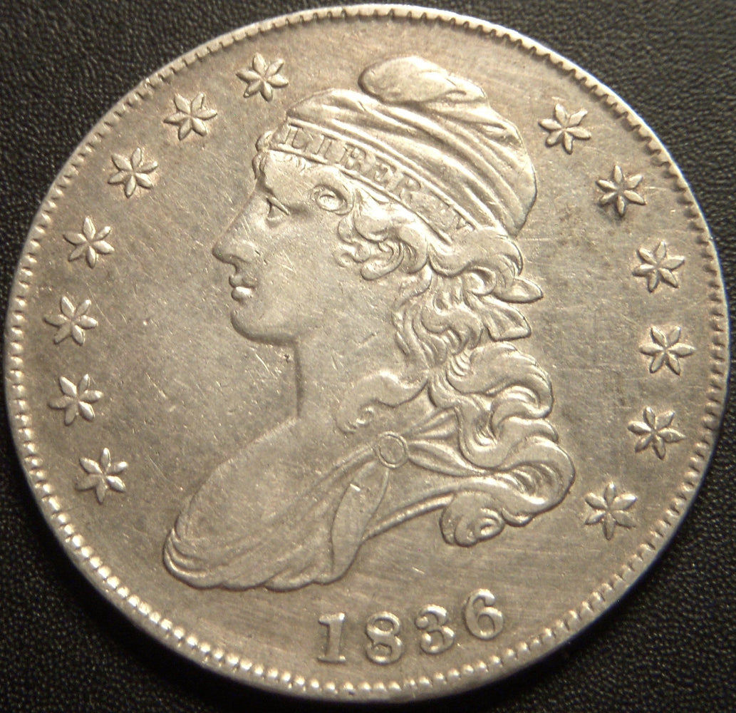 1836 Bust Half Dollar - Letter Edge Extra Fine