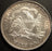 1875 Seated Half Dollar - AU+
