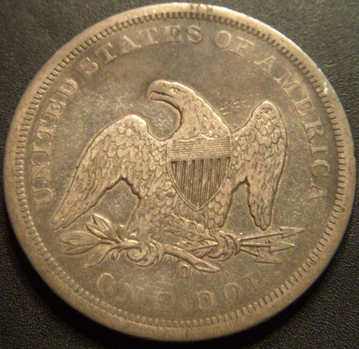 1860-O Seated Dollar - Very Fine