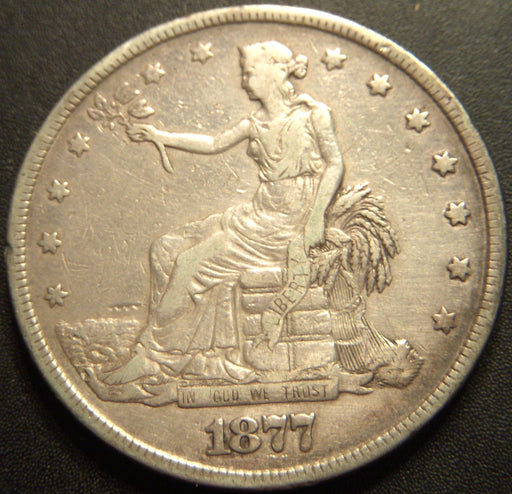 1877 Trade Dollar - Very Fine