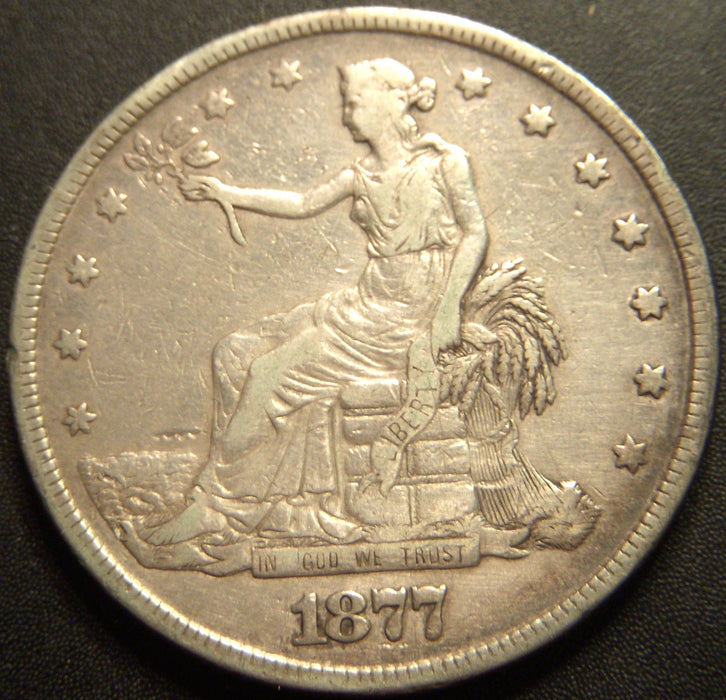 1877 Trade Dollar - Very Fine