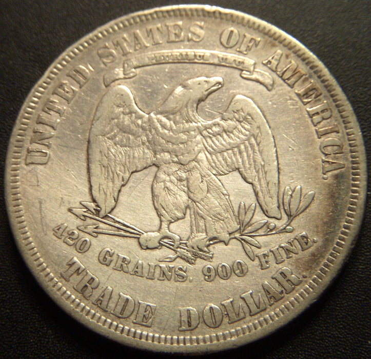 1877 Trade Dollar - Very Fine
