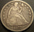1872 Seated Dollar - Good