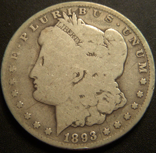1893-O Morgan Dollar - Very Good