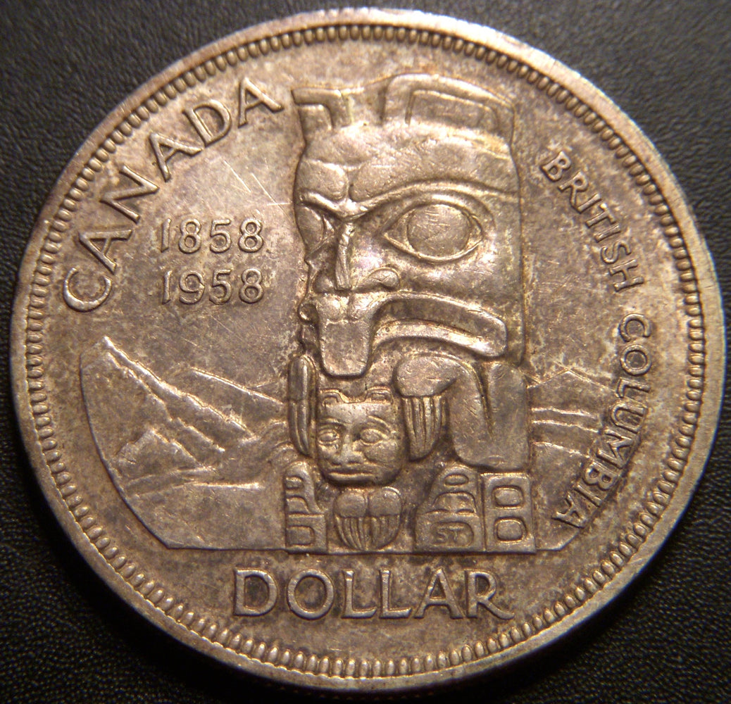 1958 Canadian Silver Dollar - Extra Fine