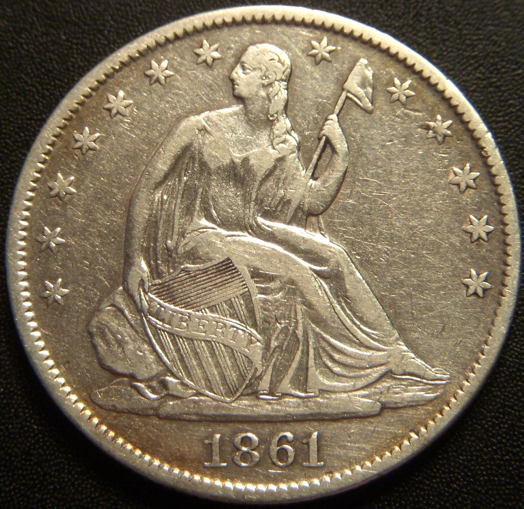 1861-O Seated Half Dollar - Very Fine